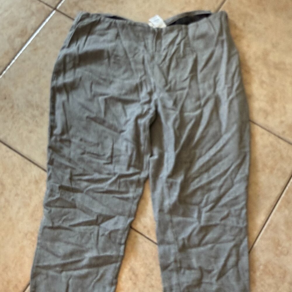 Time and Tru Pants Women's XL (16) Plaid Classic Pockets Side Zip (151)